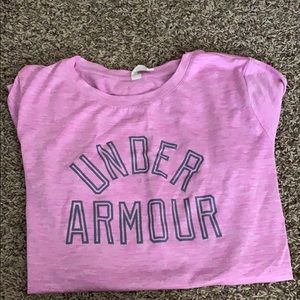 Purple Under Armour Shirt